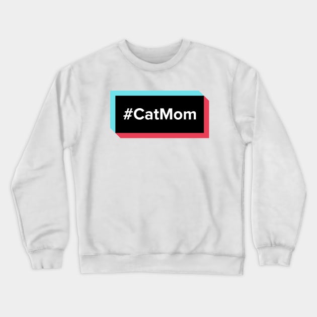 Cat M TikTok Meme Crewneck Sweatshirt by L.C. Tarot